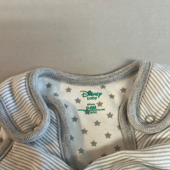 Disney Gray Cozy Sleep Sack Wearable blanket with dumbo design - Picture 2 of 4